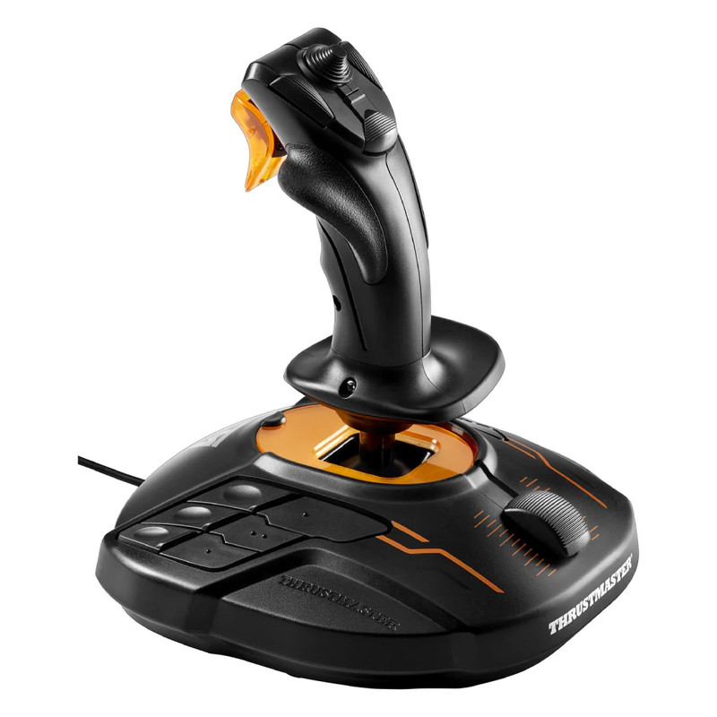 Thrustmaster T16000M FCS Flightstick Joystick USB PC - Black/Orange - وحدة تحكم